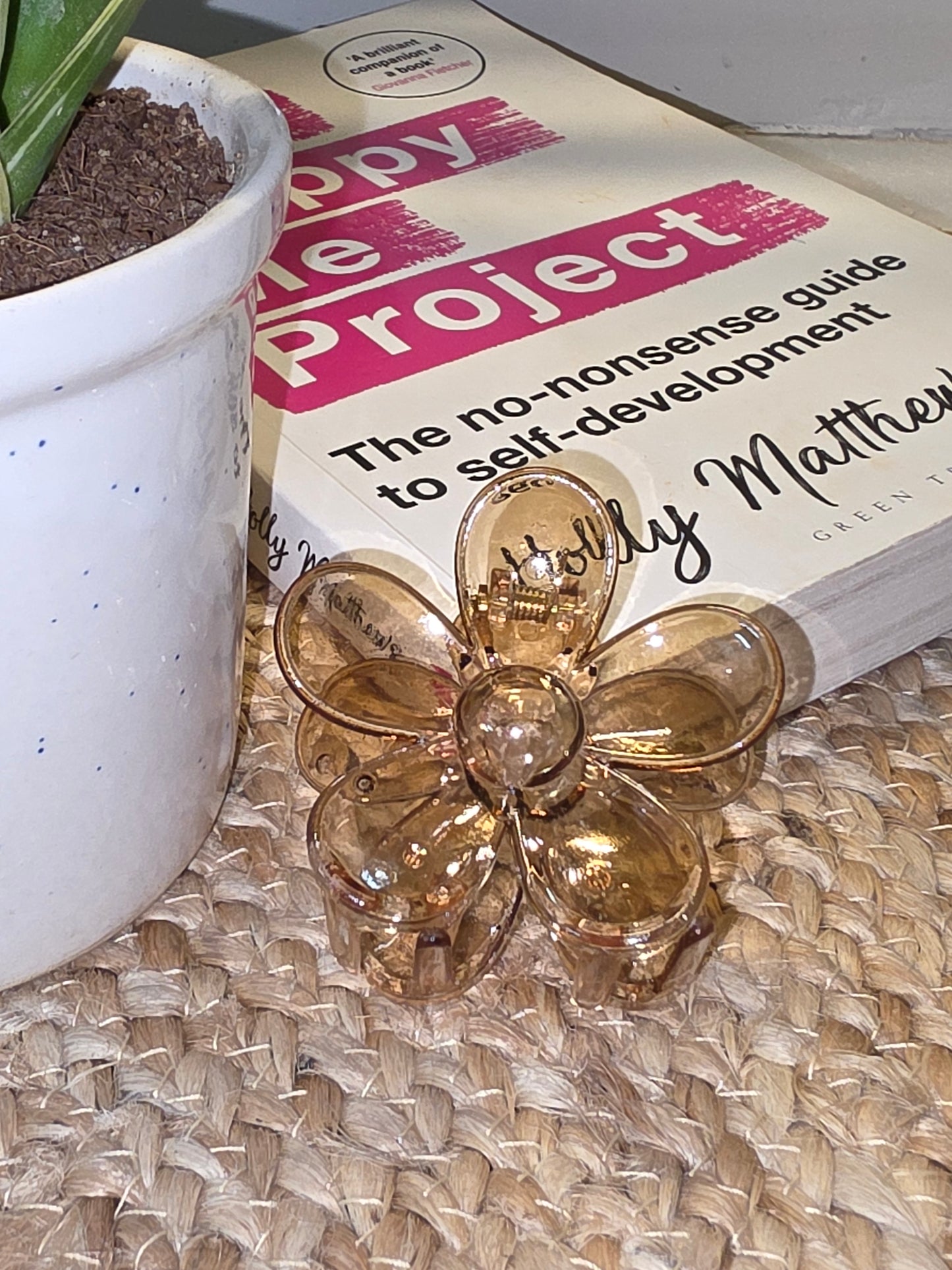 Flower claw clips