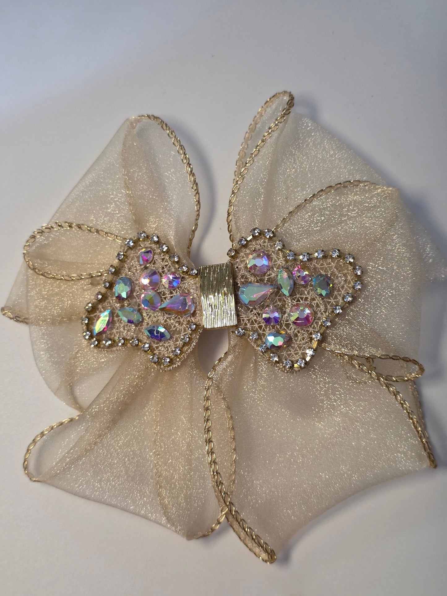 Champagne Sparkle Bow