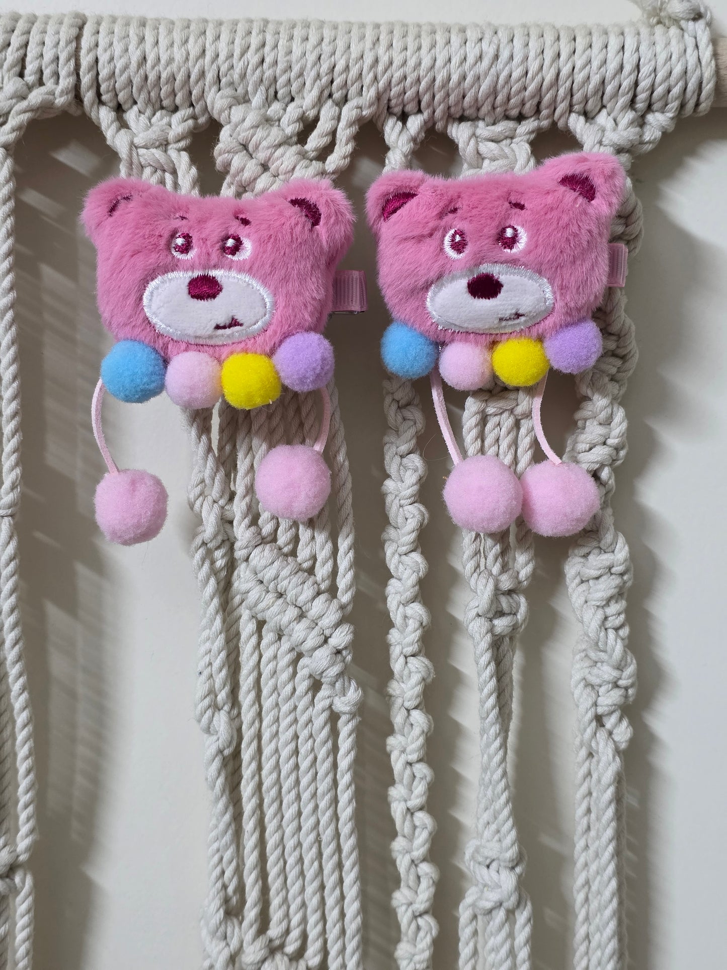 Teddy bunny hair clip