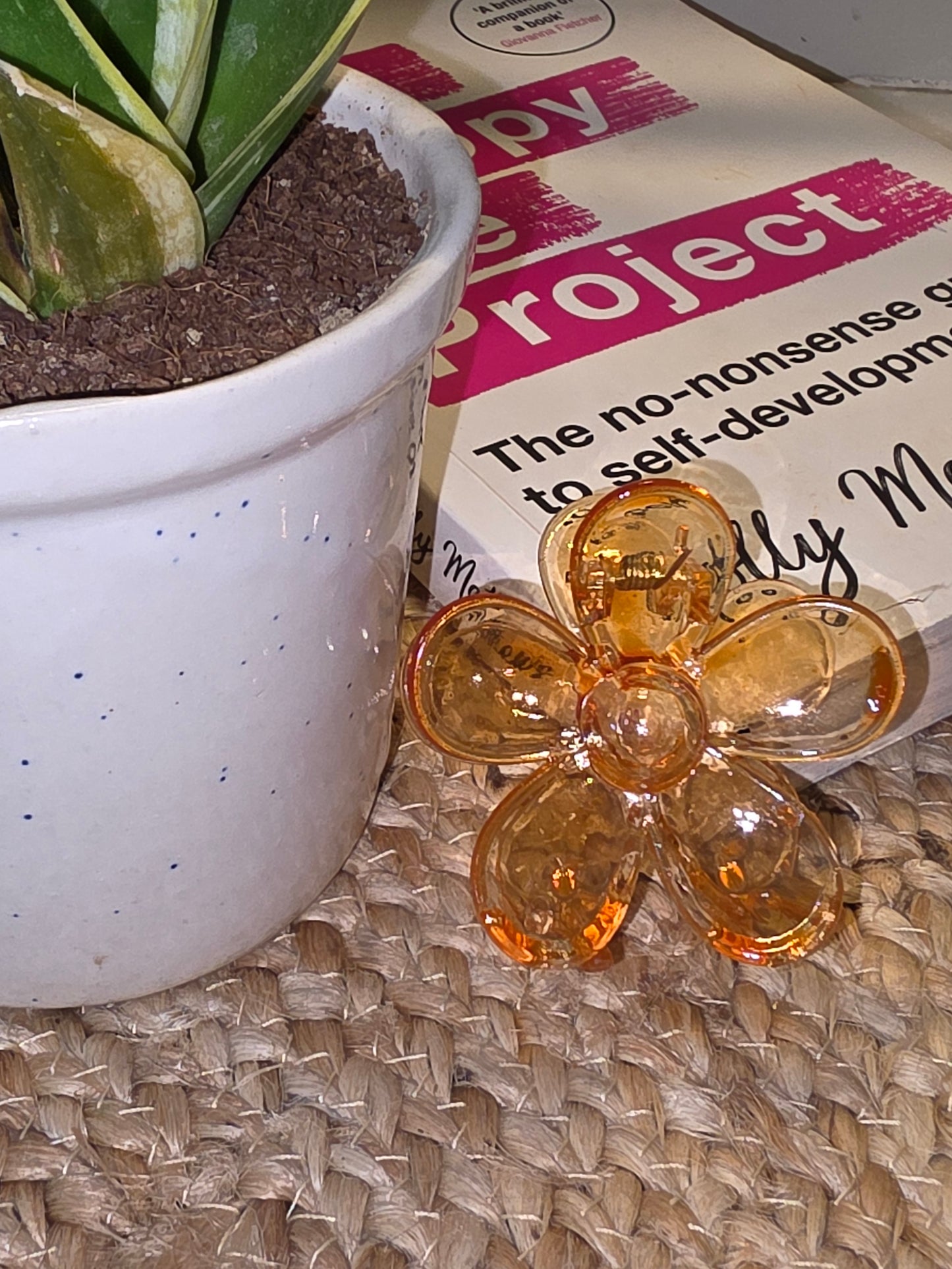 Flower claw clips